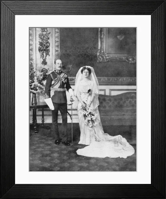 Framed Print : Connaught Fife Wedding