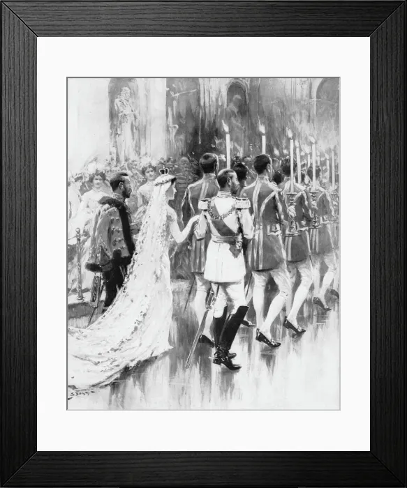 Framed Print : Prussian Royal Wedding Framed Print : Prussian Royal Wedding