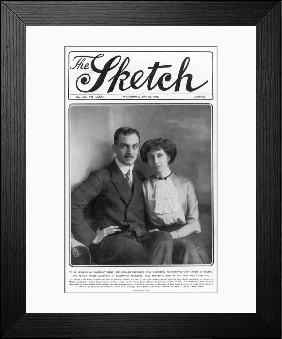 Framed Print : Prussian Royal Marriage