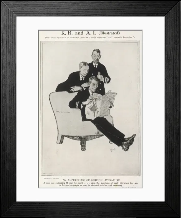 Framed Print : K. R. and A. I. (Illustrated): Purchase of Foreign Literatur Framed Print : K. R. and A. I. (Illustrated): Purchase of Foreign Literatur