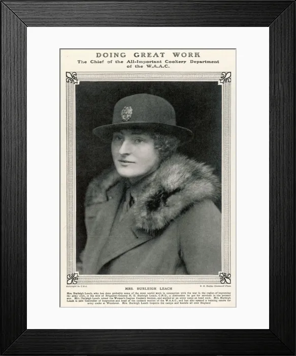 Framed Print : Dame Florence Simpson Framed Print : Dame Florence Simpson