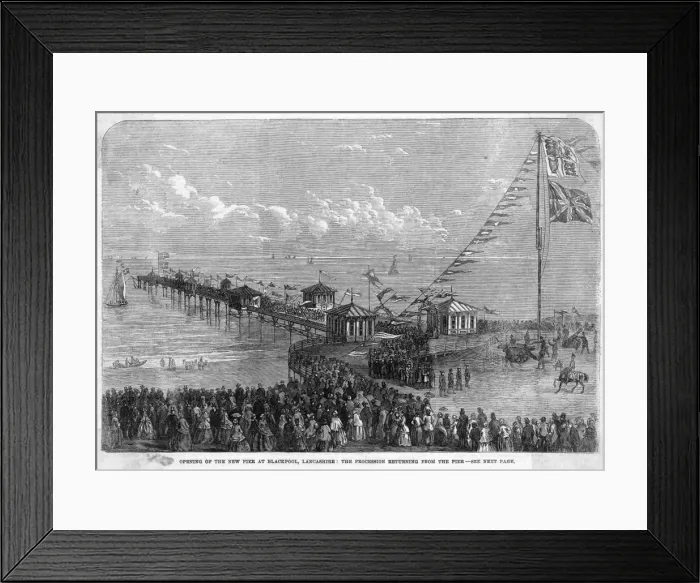 Framed Print : Blackpool, New Pier Framed Print : Blackpool, New Pier