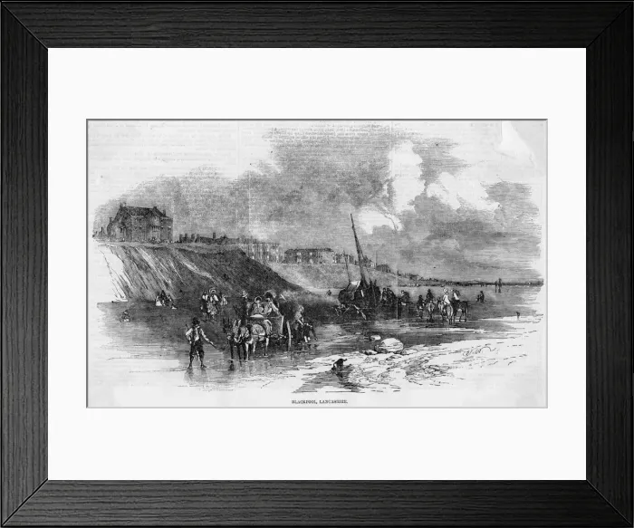 Framed Print : Blackpool, Donkeys
