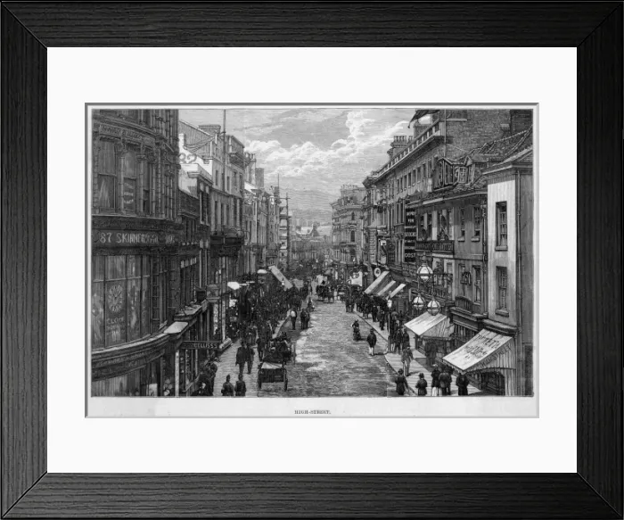 Framed Print : Birmingham High Street Framed Print : Birmingham High Street