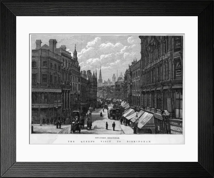 Framed Print : Birmingham New Street