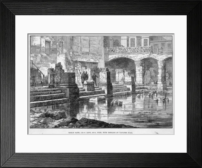 Framed Print : BATH BATHS Framed Print : BATH BATHS