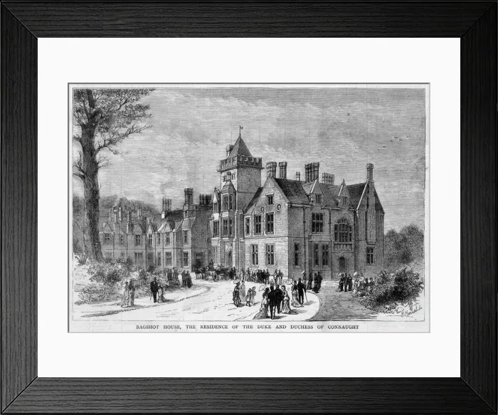Framed Print : Bagshot House Framed Print : Bagshot House