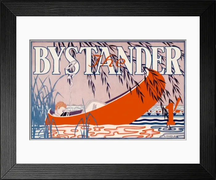 Framed Print : Bystander Masthead 1930 Framed Print : Bystander Masthead 1930
