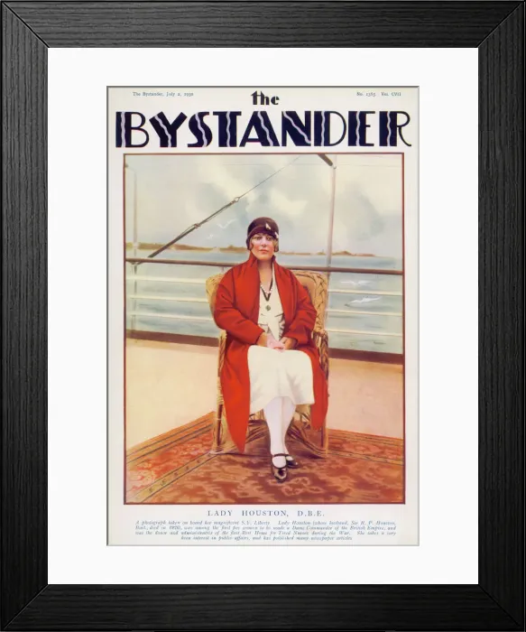 Framed Print : Lady Houston D. B. E Framed Print : Lady Houston D. B. E