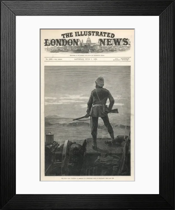 Framed Print : A Camp during Zulu War