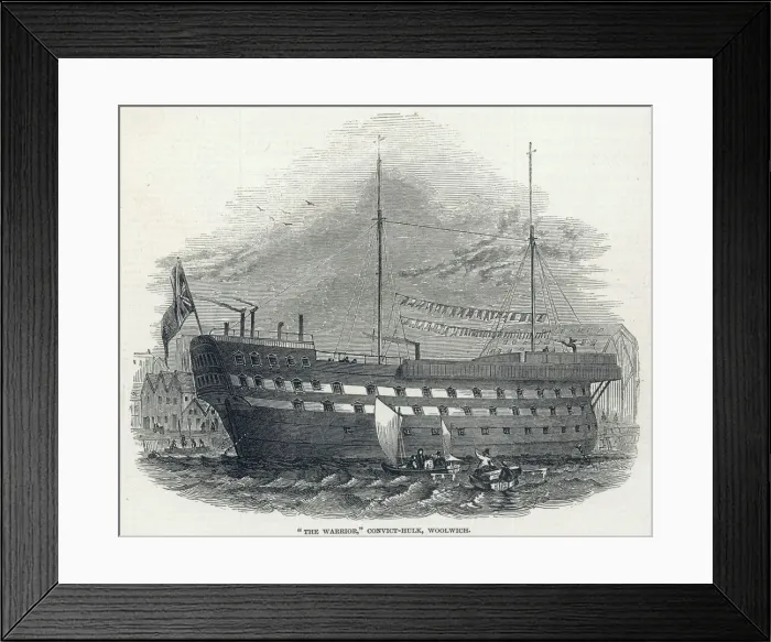 Framed Print : Convict Hulk Gallery