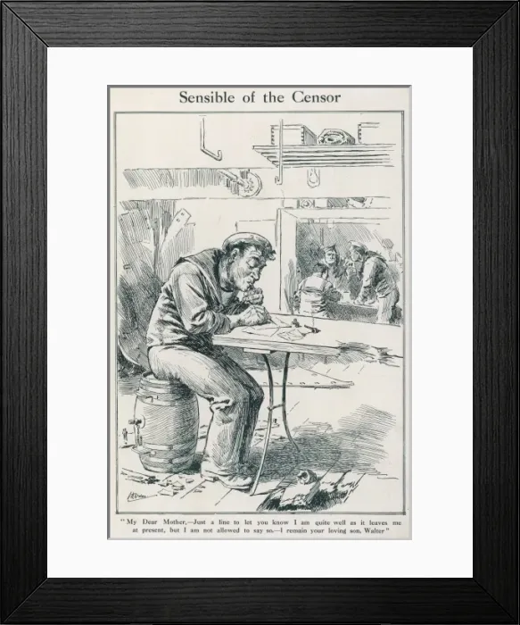 Framed Print : Sensible of the Censor Framed Print : Sensible of the Censor