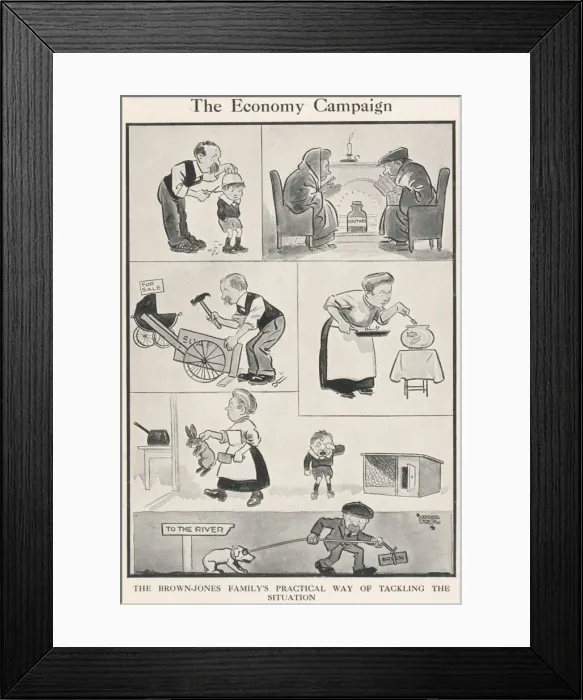Framed Print : The Economy Campaign Framed Print : The Economy Campaign