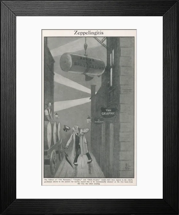 Framed Print : Zeppelingitis