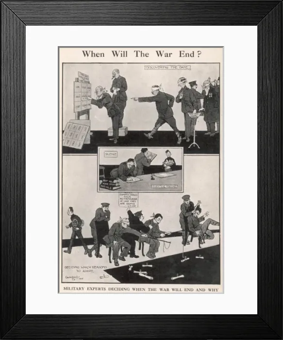 Framed Print : When Will the War End?
