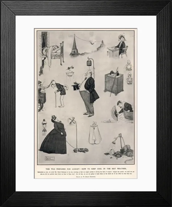 Framed Print : WE DAREN T WASTE IT by W. Heath Robinson