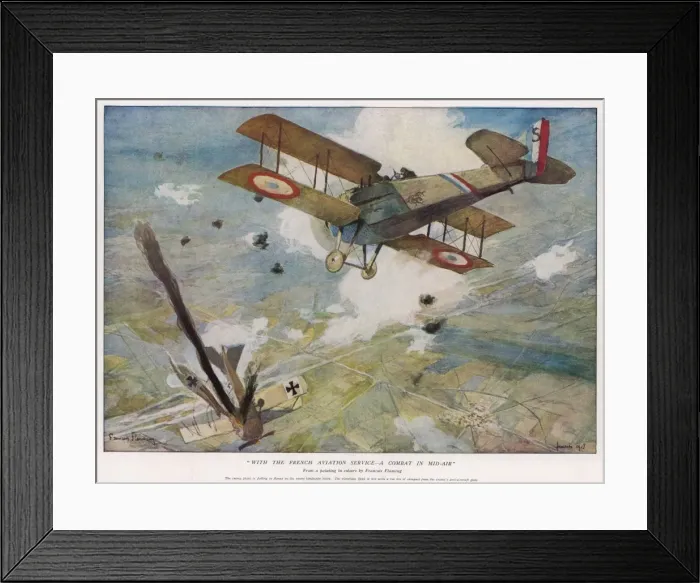 Framed Print : French Aviation Service Framed Print : French Aviation Service