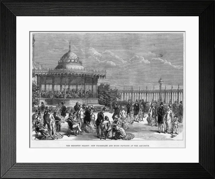 Framed Print : Brighton Promenade