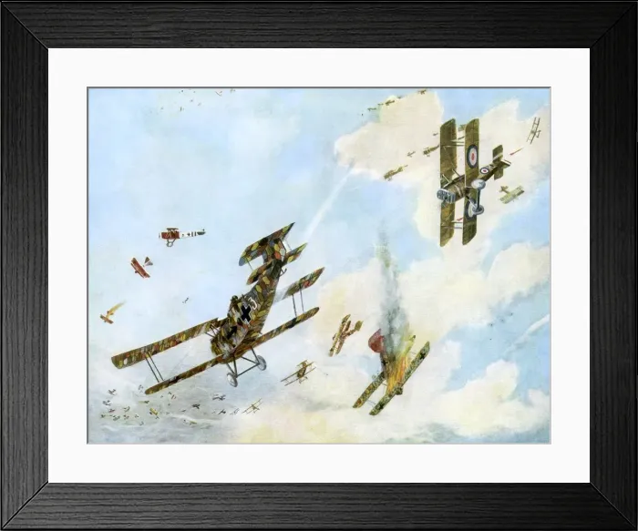 Framed Print : Formation Fighting Wwi Framed Print : Formation Fighting Wwi
