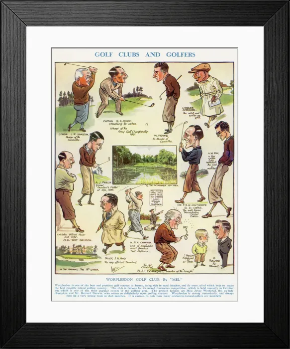 Framed Print : Worplesdon Golf Club Framed Print : Worplesdon Golf Club