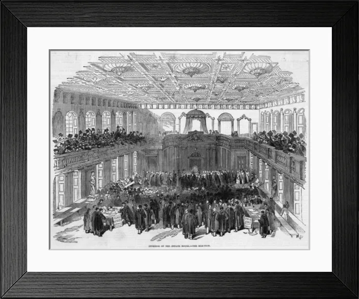 Framed Print : Senate House Election Framed Print : Senate House Election