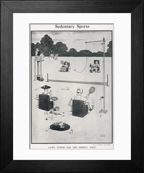 Framed Print : Sedentary Sports Framed Print : Sedentary Sports