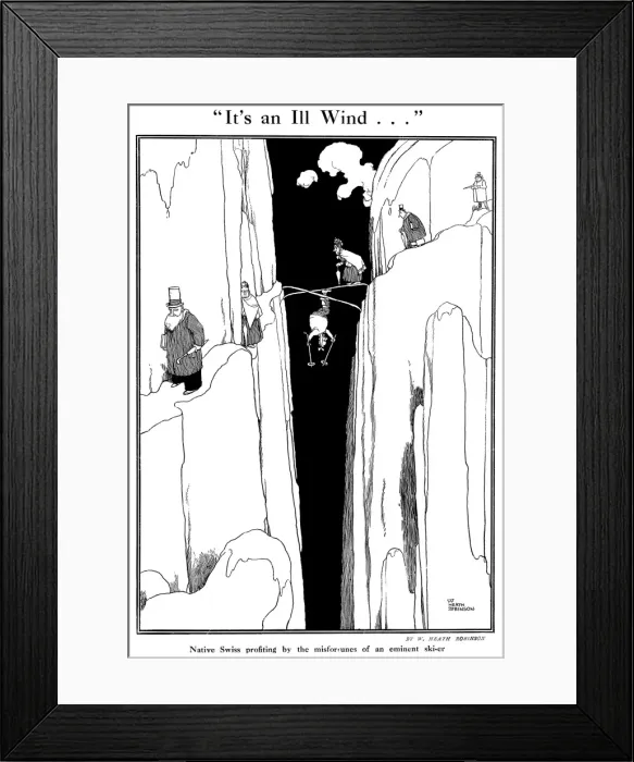 Framed Print : Its an Ill Wind