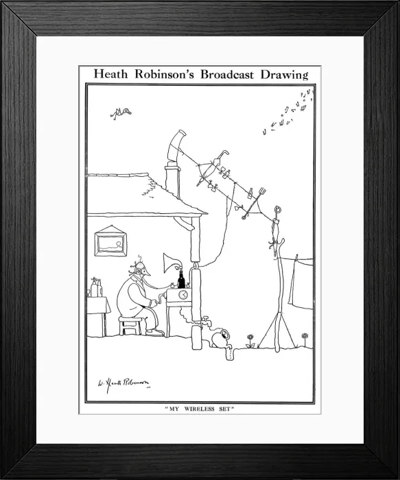 Framed Print : W. Heath Robinson Framed Print : W. Heath Robinson
