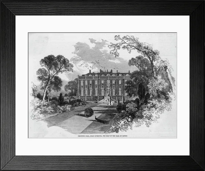 Framed Print : Croxteth Hall