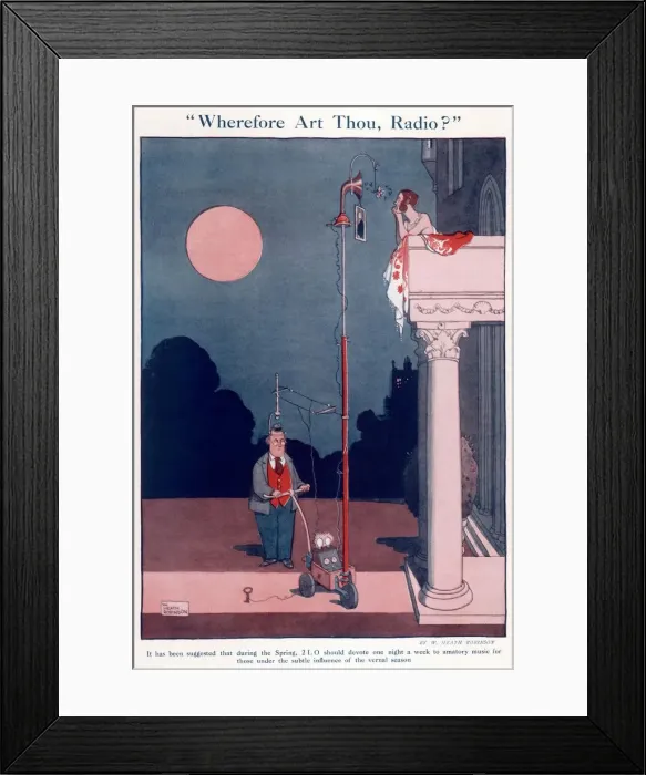 Framed Print : Wherefore art thou radio Framed Print : Wherefore art thou radio