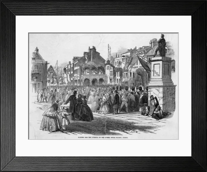 Framed Print : Victoria at Jersey Framed Print : Victoria at Jersey