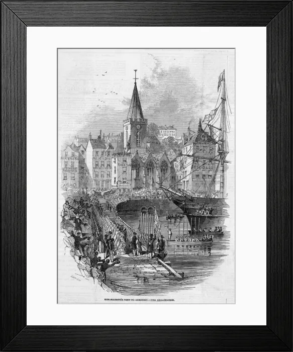 Framed Print : Victoria at Guernsey Framed Print : Victoria at Guernsey