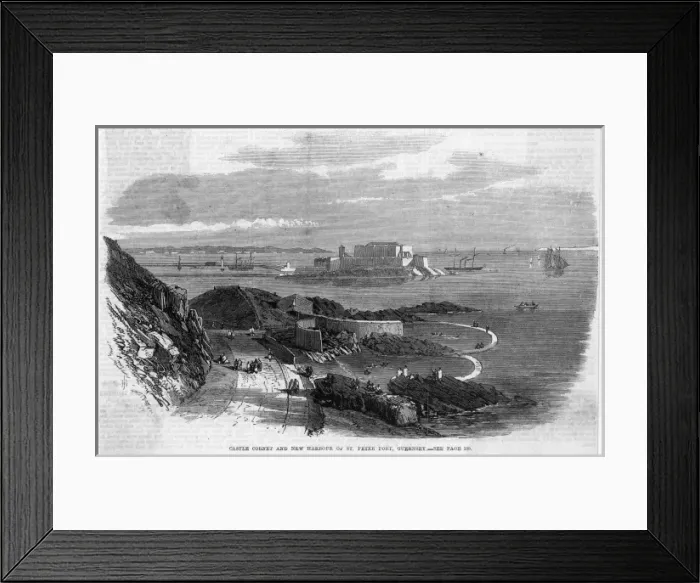 Framed Print : Guernsey Port Framed Print : Guernsey Port