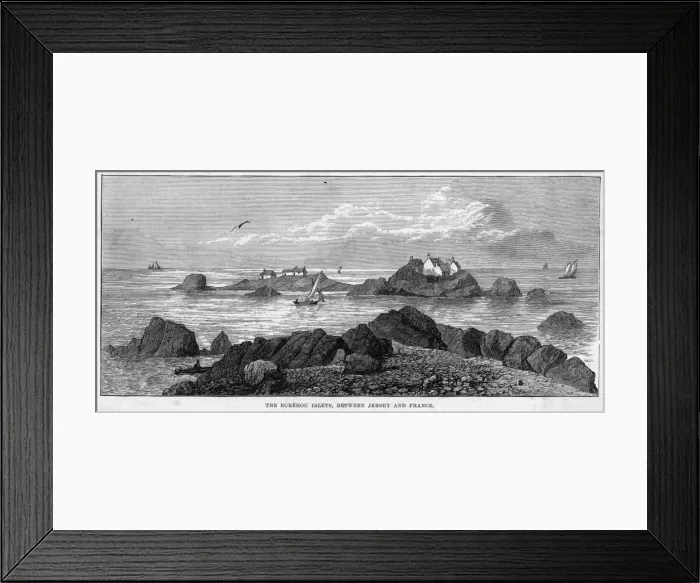 Framed Print : Ecrechou Islands Framed Print : Ecrechou Islands