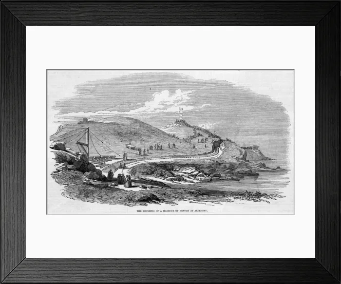 Framed Print : Alderney Harbour Framed Print : Alderney Harbour