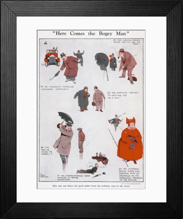 Framed Print : Here comes the Bogey Man Framed Print : Here comes the Bogey Man