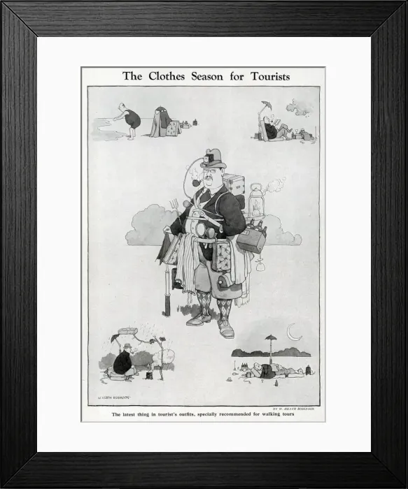 Framed Print : The Clothes Season for Tourists Framed Print : The Clothes Season for Tourists