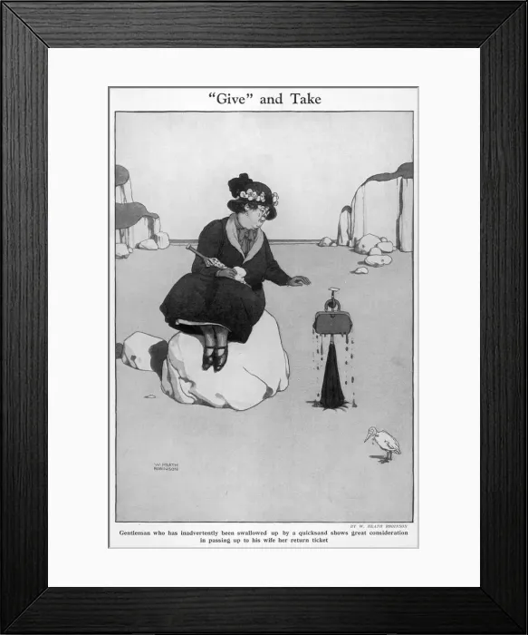 Framed Print : W. Heath Robinson Framed Print : W. Heath Robinson