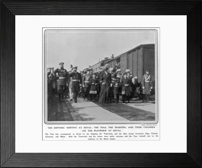 Framed Print : Historic Meeting / Reval Framed Print : Historic Meeting / Reval