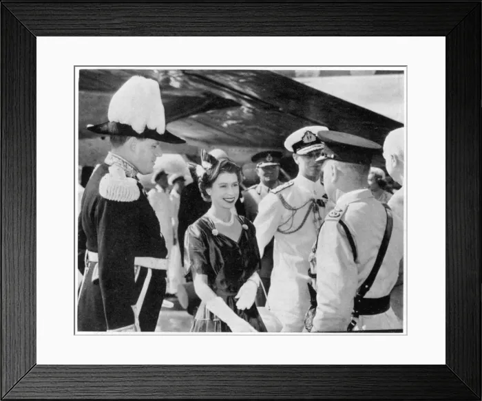 Framed Print : Queens Visit to Uganda
