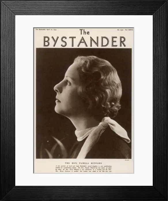 Framed Print : Pamela Mitford Framed Print : Pamela Mitford