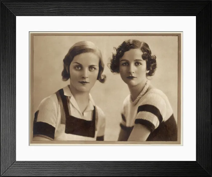 Framed Print : Diana and Nancy Mitford Framed Print : Diana and Nancy Mitford