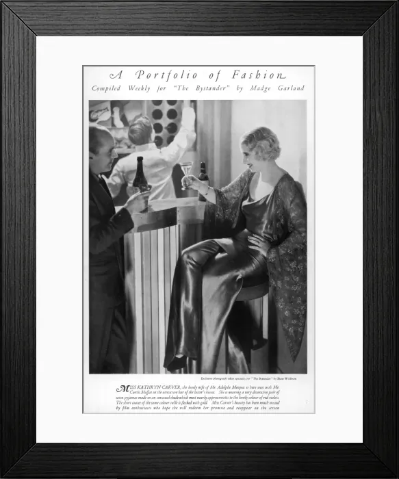 Framed Print : Cocktail Bar 1932 Framed Print : Cocktail Bar 1932