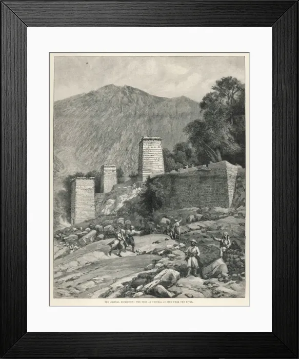 Framed Print : The Fort at Chitral Framed Print : The Fort at Chitral