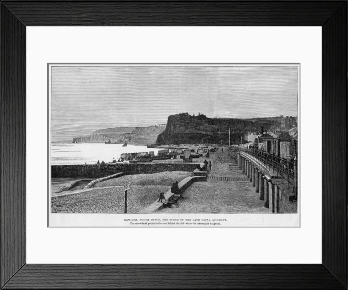 Framed Print : DAWLISH. Dawlish, Devon