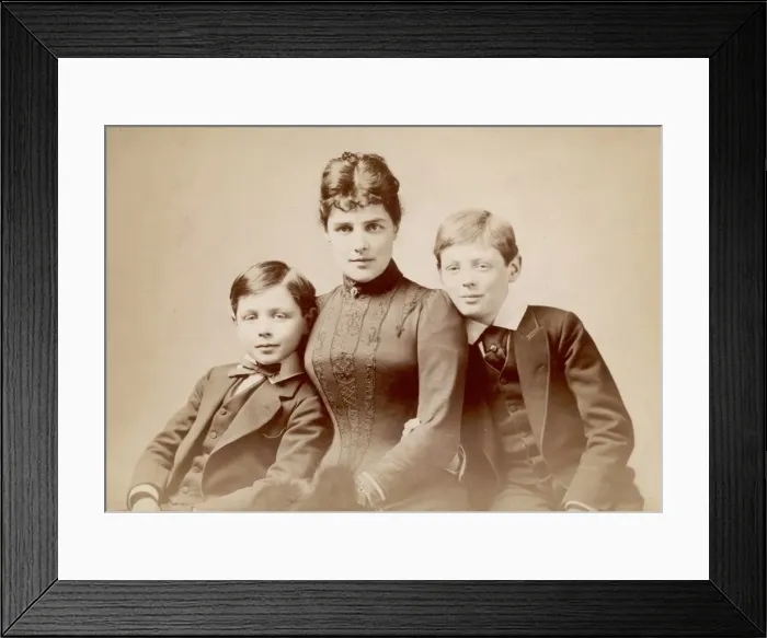 Framed Print : Winston, Jack & Jennie Framed Print : Winston, Jack & Jennie