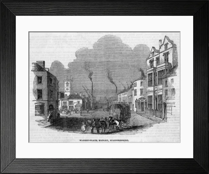 Framed Print : Hanley Market Place Framed Print : Hanley Market Place