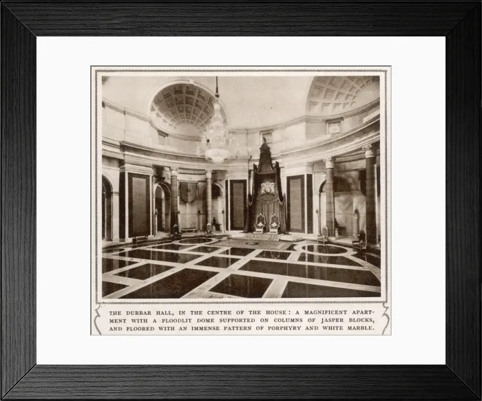 Framed Print : Viceroys House, New Delhi: The Durbar Hall Framed Print : Viceroys House, New Delhi: The Durbar Hall