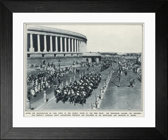Framed Print : Inauguration of New Delhi Framed Print : Inauguration of New Delhi