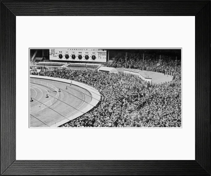 Framed Print : Greyhound Derby at White City Framed Print : Greyhound Derby at White City